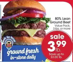Giant Eagle 80% Lean Ground Beef offer
