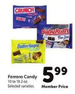 Safeway Ferrero Candy offer