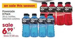 Giant Eagle Powerade 8 Pack offer