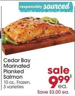 Giant Eagle Cedar Bay Marinated Planked Salmon offer
