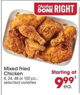 Giant Eagle Mixed Fried Chicken offer