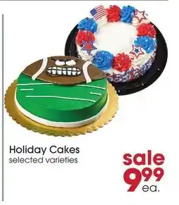 Giant Eagle Holiday Cakes offer