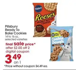 Giant Eagle Pillsbury Ready to Bake Cookies offer