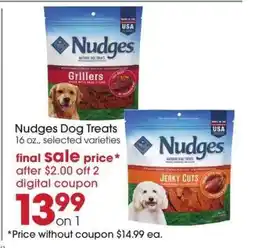 Giant Eagle Nudges Dog Treats offer