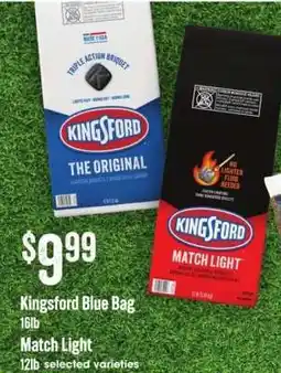 Giant Eagle Kingsford Blue Bag / Match Light offer