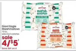 Giant Eagle Giant Eagle Marshmallows offer