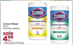 Giant Eagle Clorox Wipes offer