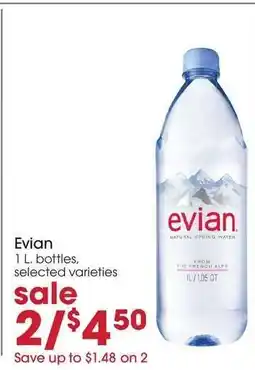 Giant Eagle Evian offer