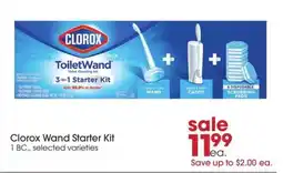 Giant Eagle Clorox Wand Starter Kit offer