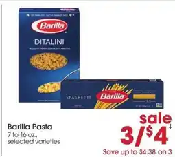 Giant Eagle Barilla Pasta offer