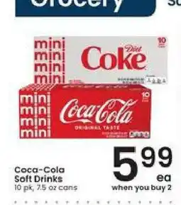 Albertsons Coca-Cola Soft Drinks offer