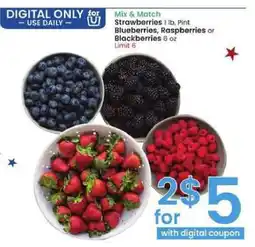 Albertsons Mix & Match Berries offer