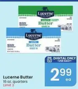 Albertsons Lucerne Butter offer