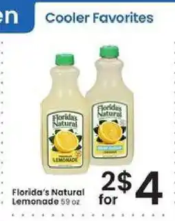 Albertsons Florida's Natural Lemonade offer