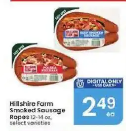 Albertsons Hillshire Farm Smoked Sausage Ropes offer