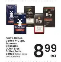 Albertsons Peet's Coffee, Coffee K-Cups, Espresso Capsules, Dutch Bros Coffee Pods offer