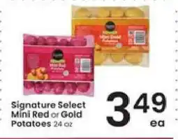 Albertsons Signature Select Mini Red or Gold Potatoes offer