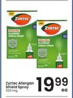 Albertsons Zyrtec Allergen Shield Spray offer