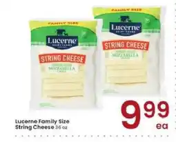 Albertsons Lucerne Family Size String Cheese offer