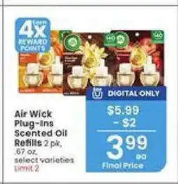 Albertsons Air Wick Plug-Ins Scented Oil Refills offer
