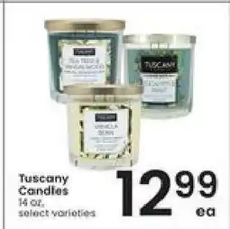 Albertsons Tuscany Candles offer