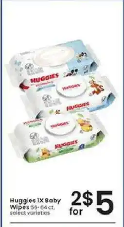 Albertsons Huggies 1x Baby Wipes offer