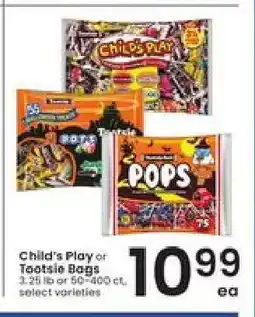 Albertsons Child's Play or Tootsie Bags offer