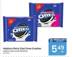 Albertsons Nabisco Party Size! Oreo Cookies offer