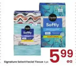 Albertsons Signature Select Facial Tissue offer