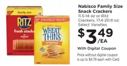 Kroger Nabisco Family Size Snack Crackers offer