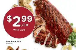 Kroger Pork Back Ribs offer