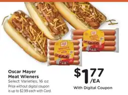Kroger Oscar Mayer Meat Wieners offer