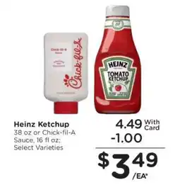 Kroger Heinz Ketchup or Chick-fil-A Sauce offer