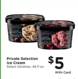 Kroger Private Selection Ice Cream offer