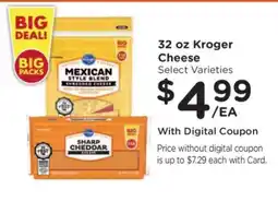 Kroger Kroger Cheese offer