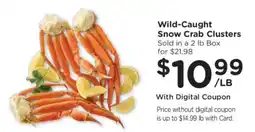 Kroger Wild-Caught Snow Crab Clusters offer