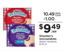 Kroger Smucker's Uncrustables offer