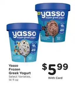 Kroger Yasso Frozen Greek Yogurt offer