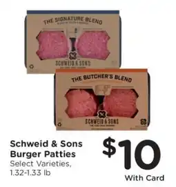 Kroger Schweid & Sons Burger Patties offer