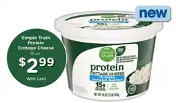 Kroger Simple Truth Protein Cottage Cheese offer