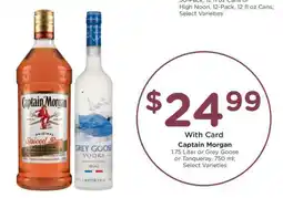 Kroger Captain Morgan or Grey Goose offer
