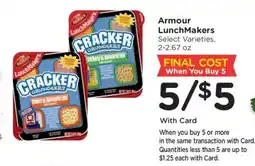 Kroger Armour LunchMakers offer