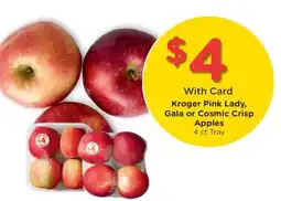 Kroger Kroger Pink Lady, Gala or Cosmic Crisp Apples offer