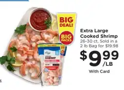 Kroger Extra Large Cooked Shrimp offer
