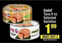 Super King Markets Sadaf Tuna 6 oz offer