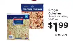 Kroger Kroger Coleslaw offer