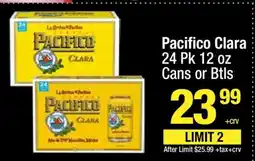 Super King Markets Pacifico Clara offer