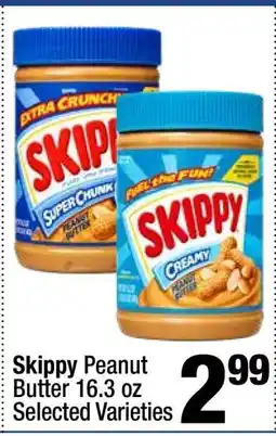 Super King Markets Skippy Peanut Butter 16.3 oz offer
