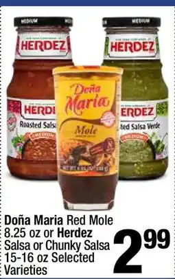 Super King Markets Doña Maria Red Mole or Herdez Salsa offer