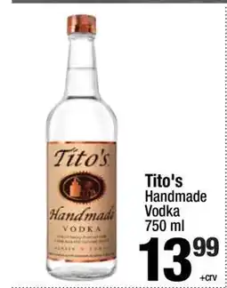 Super King Markets Tito's Handmade Vodka 750 ml offer